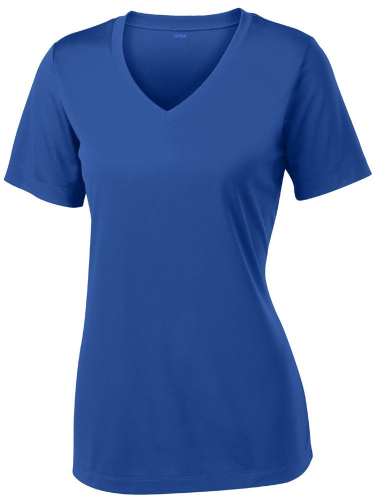 Opna Women's Short Sleeve Moisture Wicking Athletic Shirts Royal - Image 1